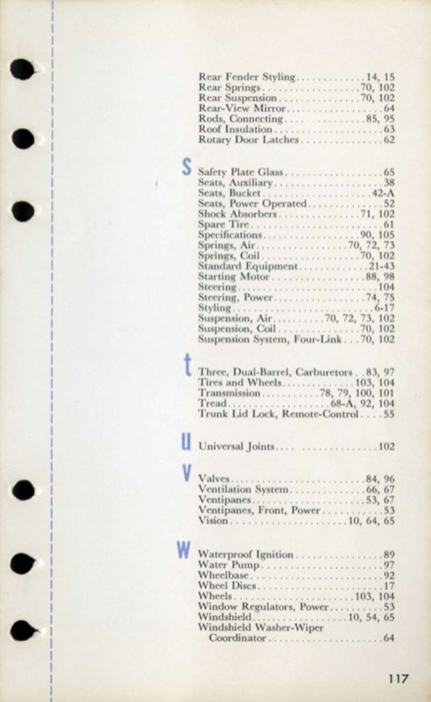 1959 Cadillac Salesmans Data Book Page 56